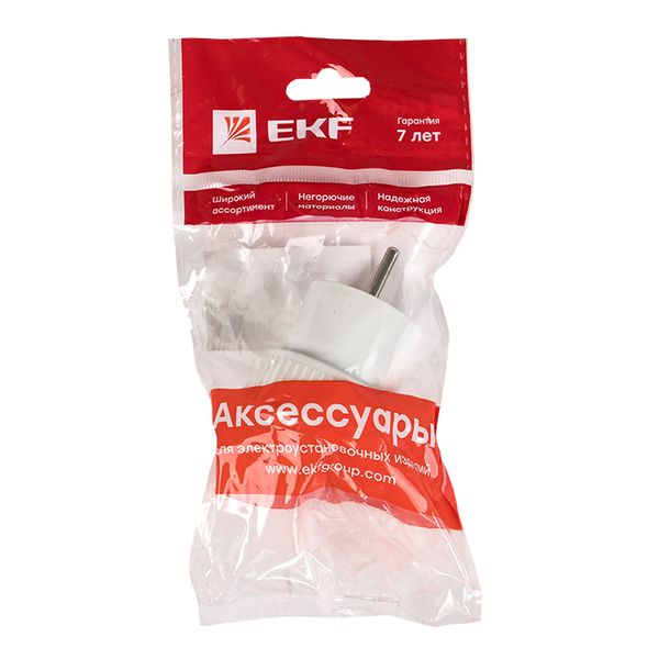 EKF Адаптер переходник без з/к Бел. 6А 250В AAP6-1