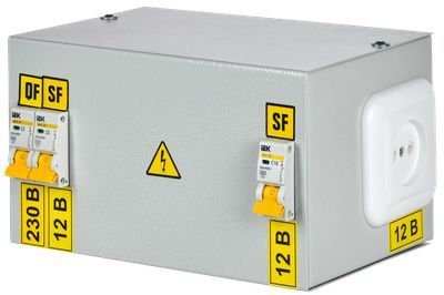 Ящик с пониж. трансф. ЯТП-0,25 220/12В 3 авт.  IEK