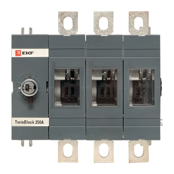 Рубильник  250A 3П б/рукоятки упр-я TwinBlock EKF