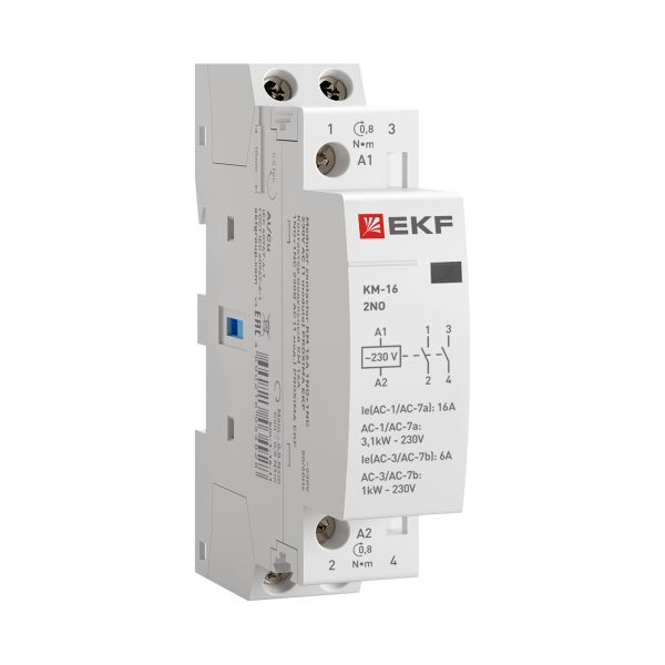 EKF  Контактор мод.  16А 2NO 230В AC (1 мод.)