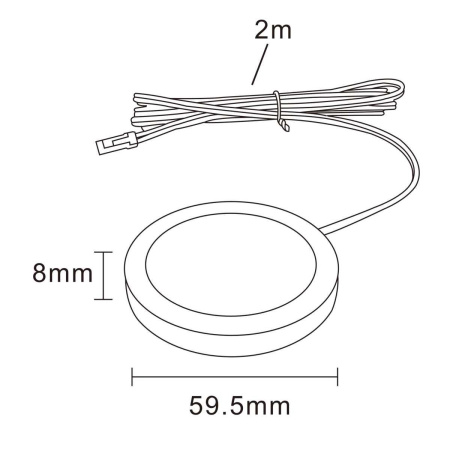 Светильник накладной мебельный 12V Mobiled Lightstar 036240