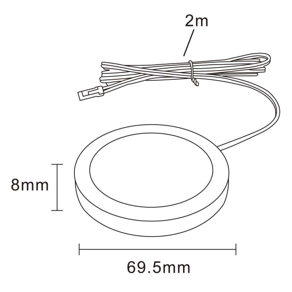 Светильник накладной мебельный 12V Mobiled Lightstar 036330