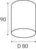 Светильник потолочный Italline IT014-0207 nickel