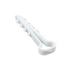 Дюбель-хомут  5-10 мм  для плоского кабеля белый (10 шт.) EKF PROxima