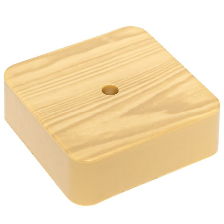 Коробка разветвительная KMP-030-030 (75х75х25) светлое дерево EKF PROxima