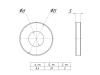 Шайба плоская M8 усиленная EKF shplus8